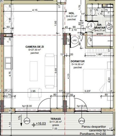 Apartament 2 camere, SEMIFINISAT sau FINISAT, Tva inclus, garaj, Zona Centrala ! - 2