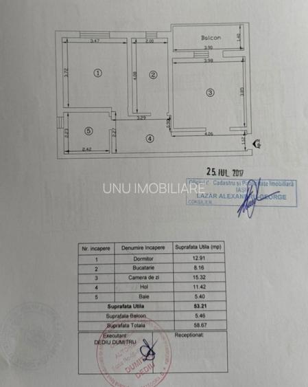 2 camere decomadat- Valea Lupului- 59 mp- 106000 euro - 3