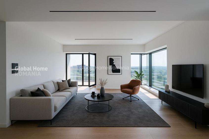 Panoramic View 16 Floor | 4 Rooms 154SQM + 2 Parking | One Verdi Park -Floreasca - 2