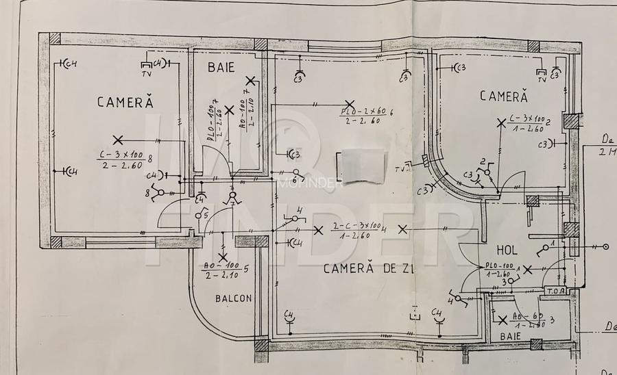 Apartament 3 camere, 93 mp, garaj subteran, etaj 2/3, zona Alverna - 2