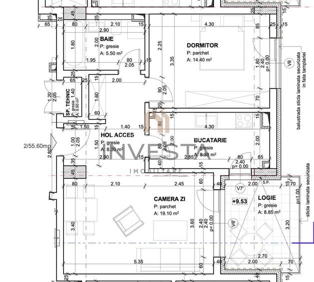 0% comision | Apartament 2 camere | Andrei Muresanu - 1