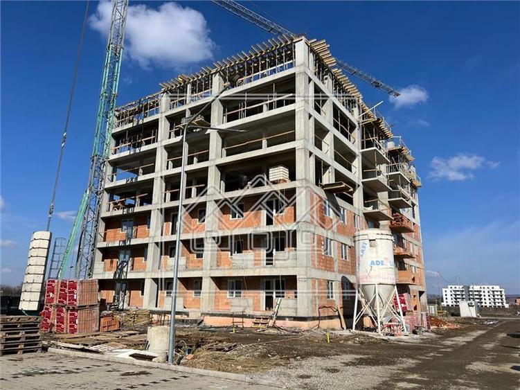 Penthouse modern - 3 camere, 2 terase de 191 mp, bloc nou, lift