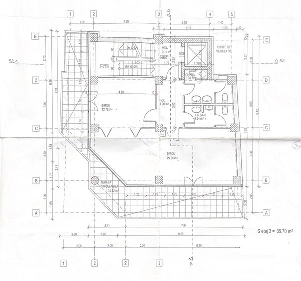 Inchiriere spatiu de birouri 2 camere 86mp Berzei Spitalul Militar Sala Radio - 13