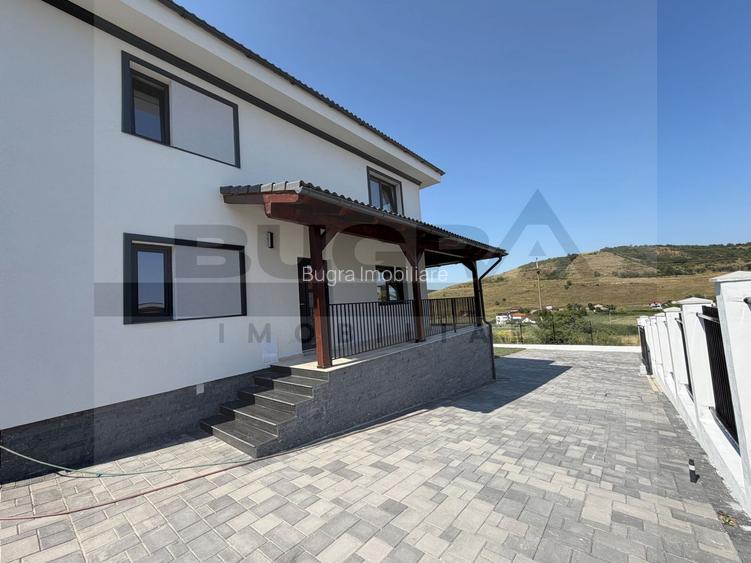 Casa individuala de 120mp, teren 500mp, finisata modern, zona Chinteni - 15
