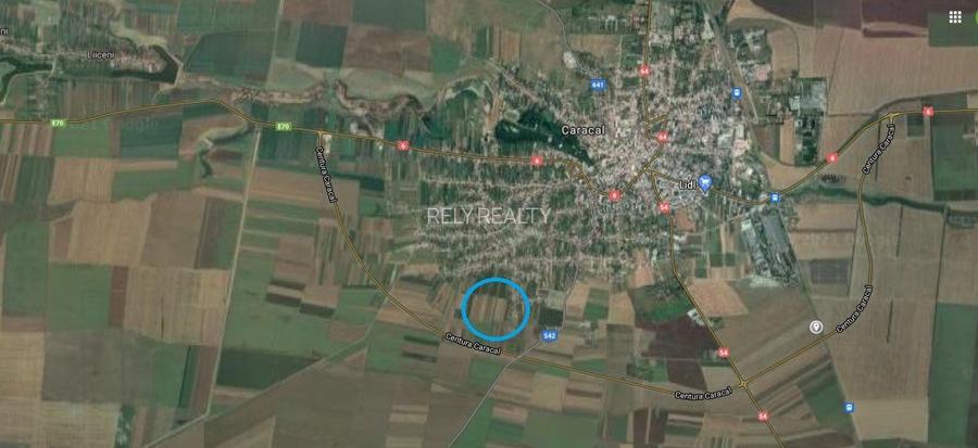 Teren intravilan Caracal / Str. Salcamului, 3.585 mp, 9 EUR / mp, comision 0% - 7