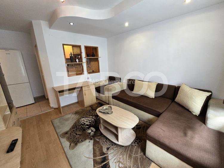 Garsoniera de vanzare mobilata utilata la parter in Vasile Aaron Sibiu - 2