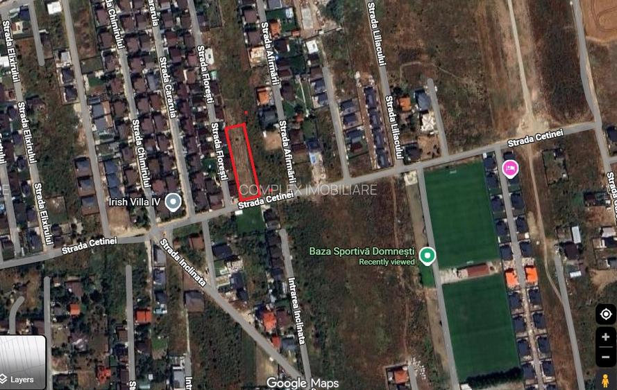 Domnesti Intravilan Ideeal Investitie Toate Utilitatile Autorizatie S+P+1E+M. - 2