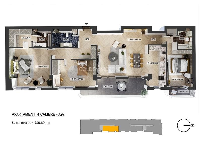 Apartamente 4 camere, Pipera, comision 0 % - 14