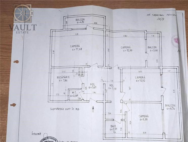 Apartament 4 camere - 3 balcoane - Rahova, Teius - 1