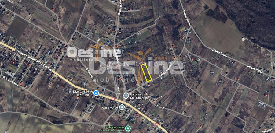 Tomesti-Chicerea, teren intravilan  3523 mp - 2