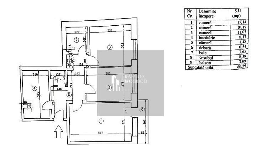 Apartament 3 camere renovat 64mp - Sector 4 -Tineretului /Timpuri Noi - 2