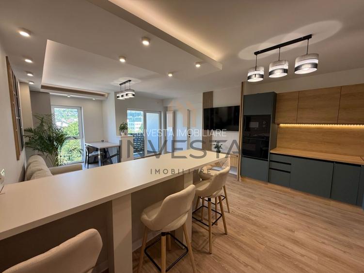 Apartament modern cu 2 camere, finisaje de lux, mobilat complet! - 3