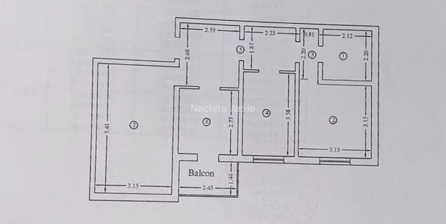 PF Vand apartament 3 camere Canta | Moara de Foc, Iași - 13