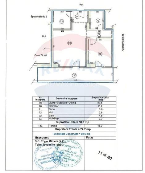 Apartament 2 camere cu vedere la mare,  terasa 20mp - 18