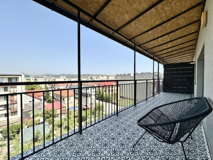 Apartament 2 camere, zona The Office, 57 mp, terasa 22 mp, bloc nou - 15