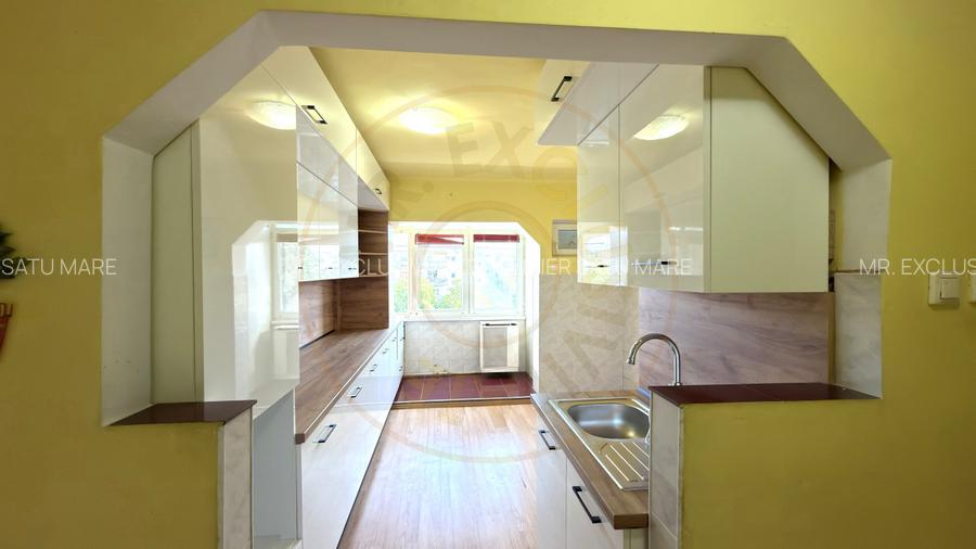 Apartament 2 camere Etaj III Carei-Str. M.Viteazul Nr.19, Vizavi Kaufland - 2