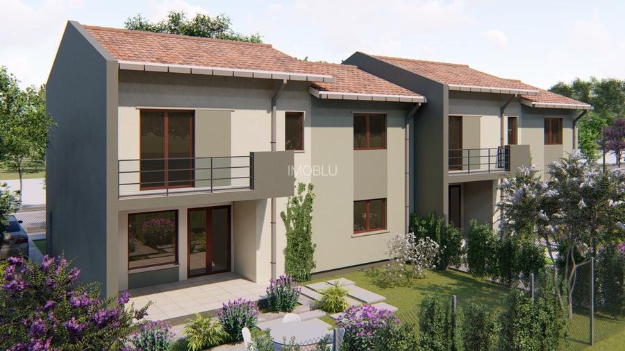 1/2 Duplex P+1, 4 camere, 101mp utili 288mp teren Cartierul Primaverii - 11