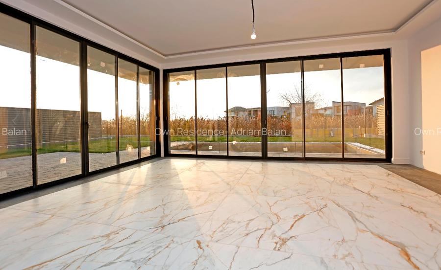 Vila moderna cu piscina Tunari Ilfov pe malul lacului Pasarea  - 8