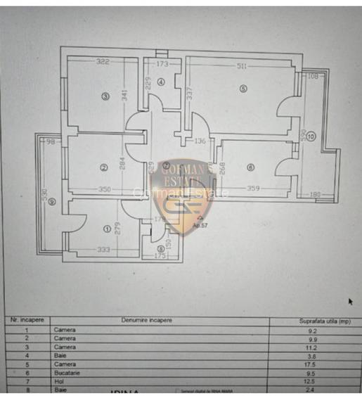 Ocazie!Ap. 4 camere - Faleza Nord la 300m de plaja  et 2/4 , centrala gaze - 2