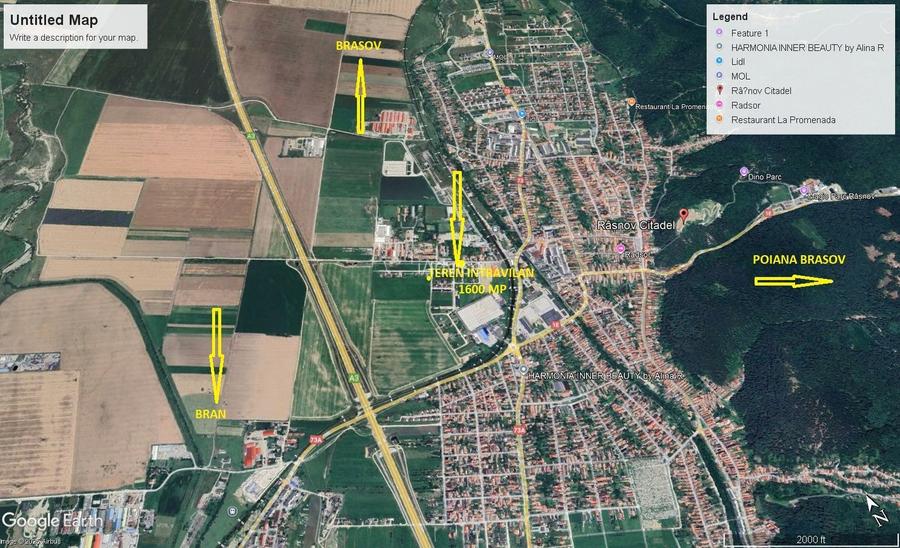 Teren intravilan Râșnov - 2