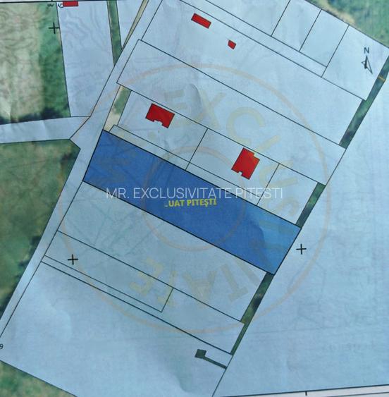 Teren intravilan Pitesti 2270 mp cu deschidere 24 m – Str. Mateias - 3