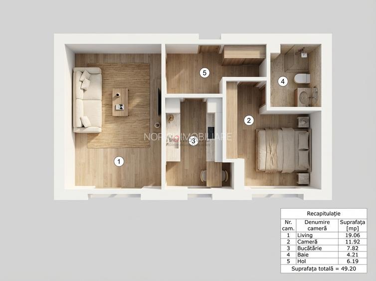 Apartament 2 camere - Aria City Residence, Sector 4 - direct dezvoltator - 3