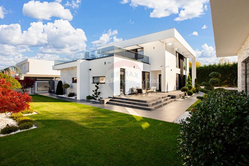 Vilă de lux stil mediteranian de vânzare zona Aradul Nou-Tabacovici - 4