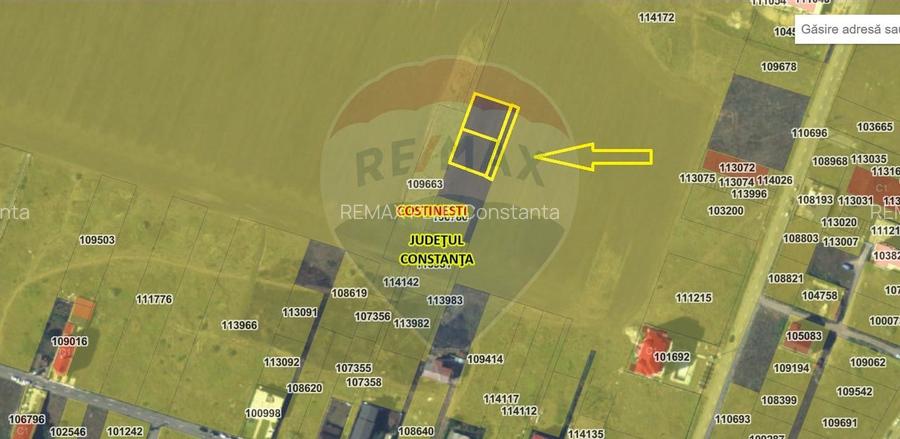 Teren INTRAVILAN de 1,146mp in Costinesti / Strada Henri Coanda - 3
