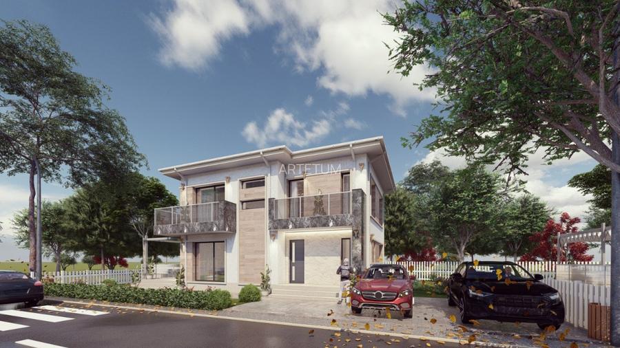 Teren cu proiect aprobat - 78 vile premium în Corbeanca - 11