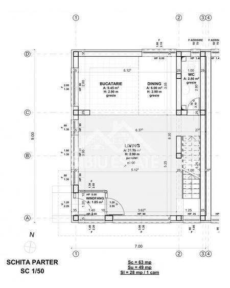 Casa Sibiu Selimbar, 3 dormitoare, 3 bai, terasa - 2