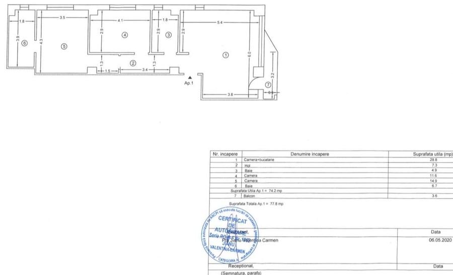 MAMAIA - ZONA BUTOAIE - APARTAMENT CU 3 CAMERE MOBILAT SI UTILAT - 6