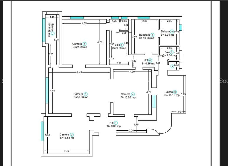 Apartament aproape de Piata Unirii -pretabil pentru birouri - 2