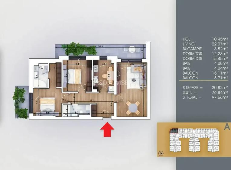 Apartament 3 Camere Metrou | Comision 0 | Dezvoltator | Decomandat - 2