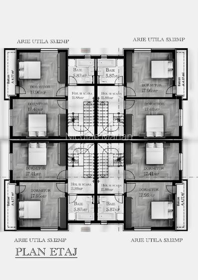 Case/Vile P+1E+M | 158 mp utili/locuință | Dobroești,Doinei, Ilfov | DEZVOLTATOR - 8