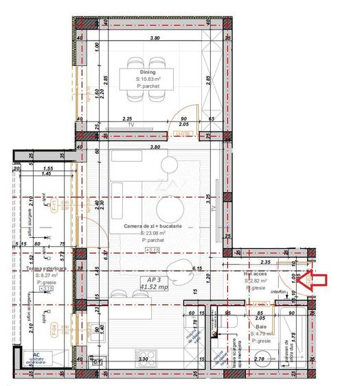 Etaj 1. Loc de parcare. Asfalt. - 5