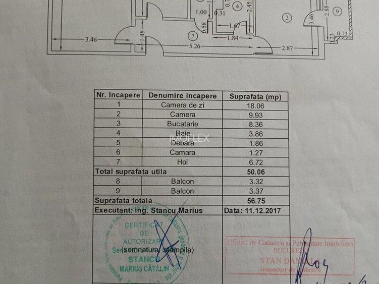 Apartament 2 camere decomandat, mobilat & utilat complet, 2 balcoane – Cartierul - 11