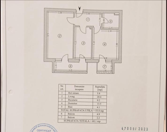 Grand Kristal Residence-doua camere-doua balcoane