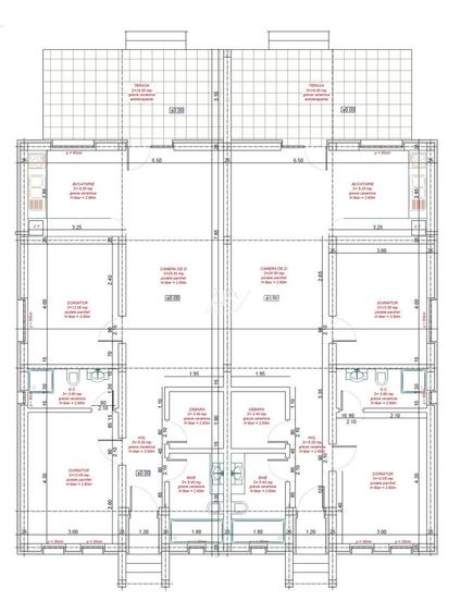 Drumul Boilor - duplex intreg pe parter. 3 camere, 2 bai. - 15