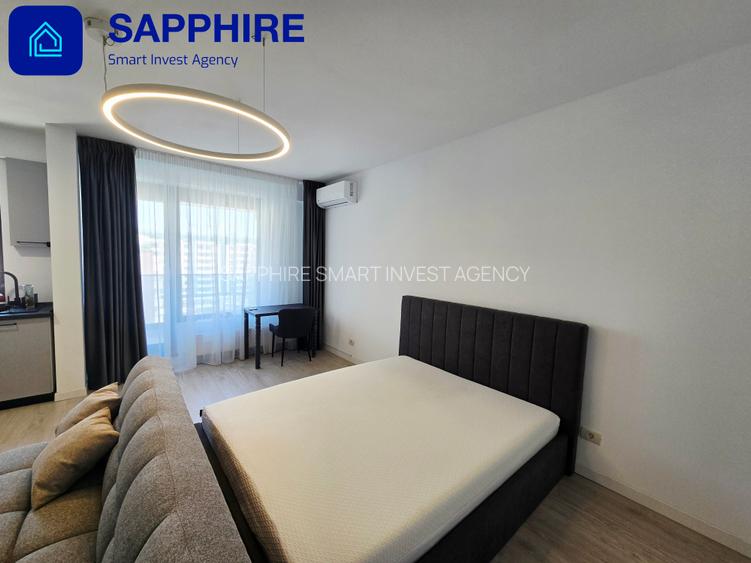 Garsonieră de închiriat Residence 5 Pipera, prima închiriere, mobilat și utilat - 5