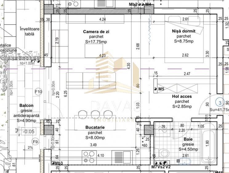 Apartament cu o camera | Baciu | bloc nou | Finisat - parcare inclusa - 17