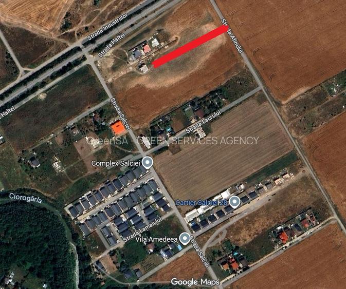 Ciutaci - Salciei, loturi 400 mp utili, deschidere 20 ml, drum 11 ml - 12