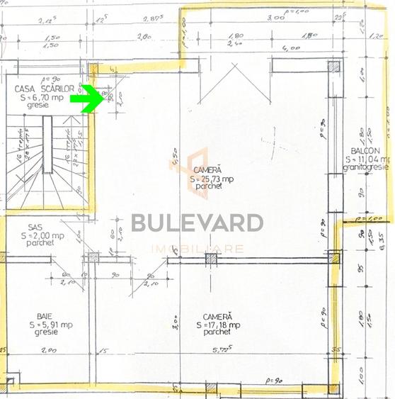 Comision 0. Apartament 2 camere + balcon 11 mp + parcare - 1