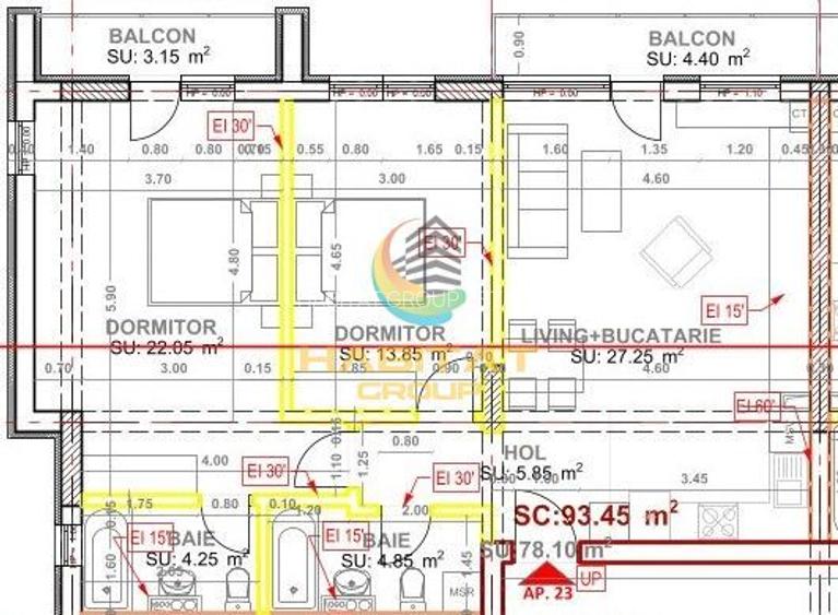 Pallady 3 camere 86 mp PREMIUM ACTE GATA DE MUTARE imediata - 2