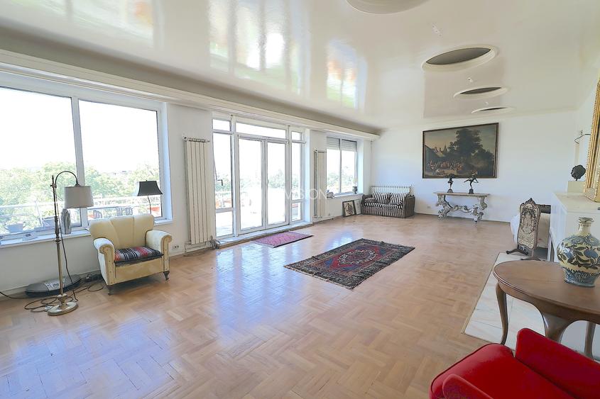 Penthouse în stil Art Deco cu terasă deasupra Parcului Cișmigiu - 2