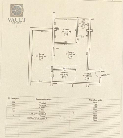 2 CAMERE - TERASA 24 MP - ALBA IULIA  - 7