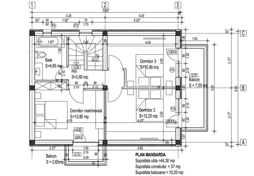 Inchiriere  complex 3 case duplex Domnesti - Teghes, P+S, locuri de parcare - 2