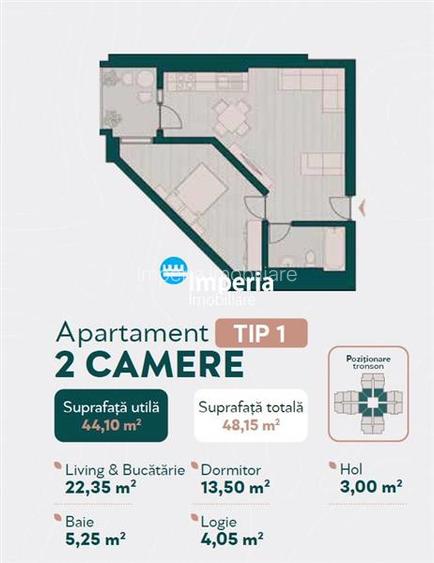 Un alt stil de viata, ap 2 camere Bld. Rosetti - 3
