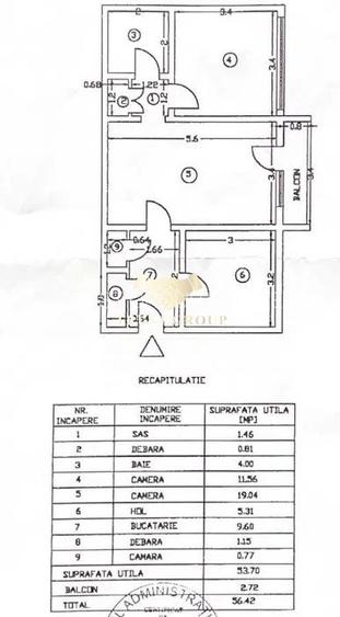 2 camere Crangasi | Langa Metrou-Parc | - 8