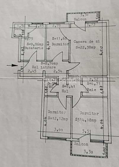 Apartament 4 camere DECOMANDAT, spatios, zona CUG la bulevard - 6
