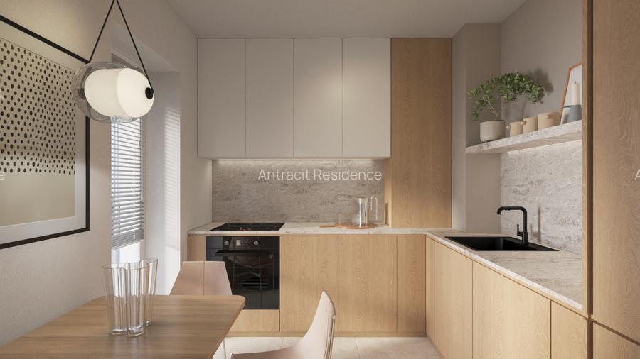 Apartament 2 camere + birou | Antracit X Coandă | Bucătărie închisă - 2